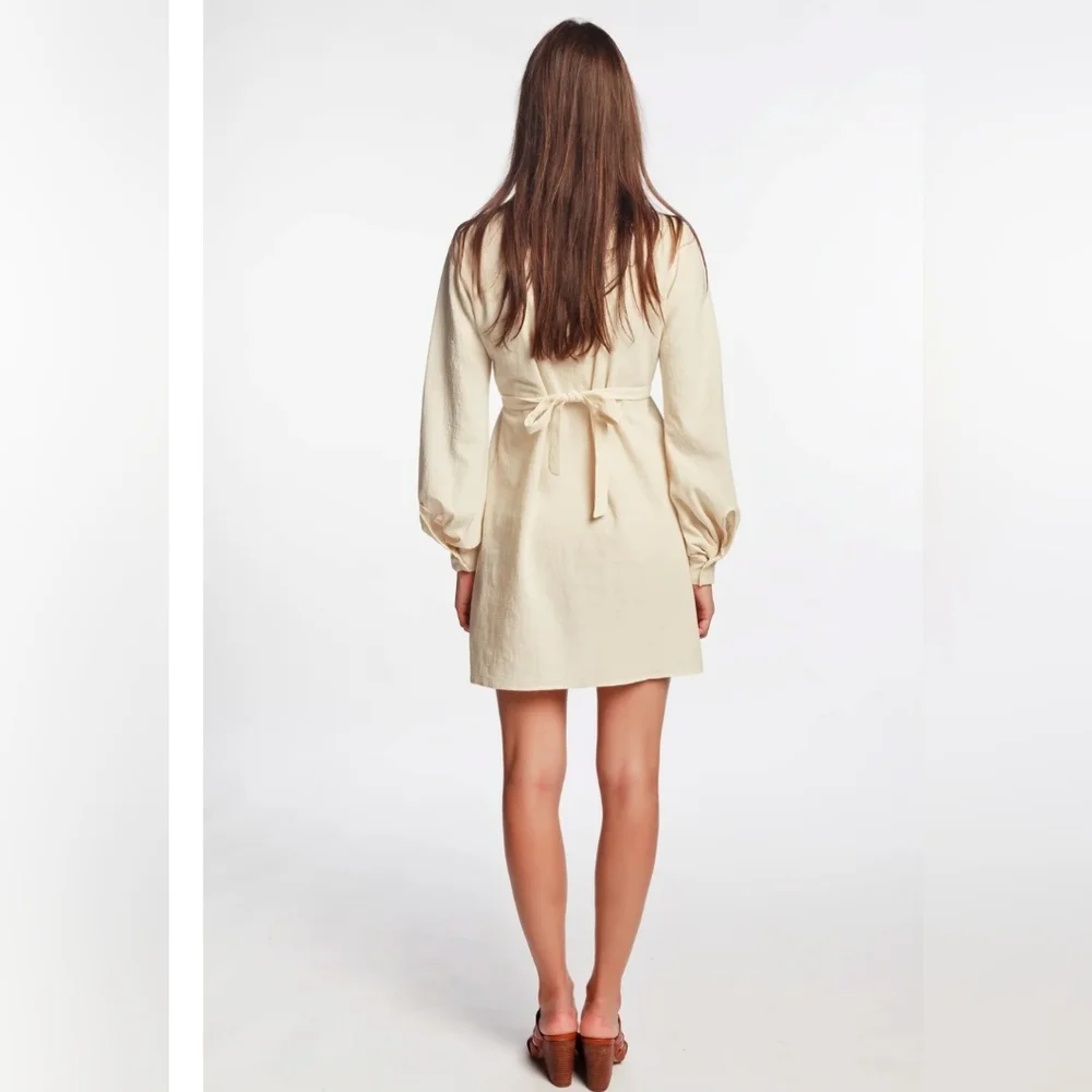 Desert Sun On The Road Embroidered Mini Dress S Southwest Boho Hippie Western - Picture 4 of 15